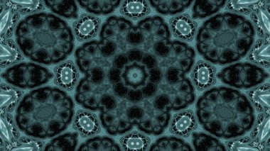 Soyut boya fırça mürekkep patlayabilir formanın düzgün kavramı simetrik desen süs dekoratif Kaleidoscope hareketi geometrik daire ve yıldız şekli