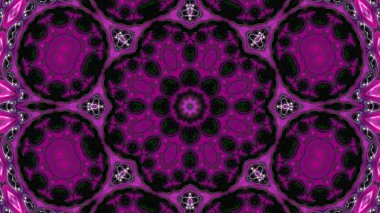 Soyut boya fırça mürekkep patlayabilir formanın düzgün kavramı simetrik desen süs dekoratif Kaleidoscope hareketi geometrik daire ve yıldız şekli