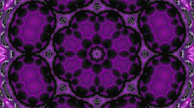 Soyut boya fırça mürekkep patlayabilir formanın düzgün kavramı simetrik desen süs dekoratif Kaleidoscope hareketi geometrik daire ve yıldız şekli