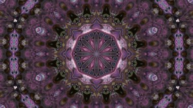 Soyut boya fırça mürekkep patlayabilir formanın düzgün kavramı simetrik desen süs dekoratif Kaleidoscope hareketi geometrik daire ve yıldız şekli