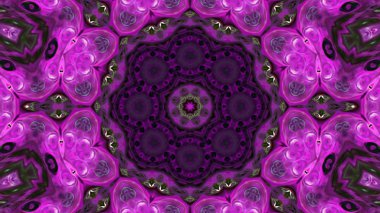 Soyut boya fırça mürekkep patlayabilir formanın düzgün kavramı simetrik desen süs dekoratif Kaleidoscope hareketi geometrik daire ve yıldız şekli