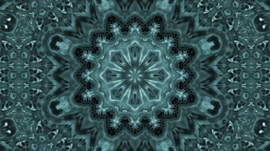 Soyut boya fırça mürekkep patlayabilir formanın düzgün kavramı simetrik desen süs dekoratif Kaleidoscope hareketi geometrik daire ve yıldız şekli