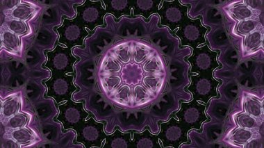 Soyut boya fırça mürekkep patlayabilir formanın düzgün kavramı simetrik desen süs dekoratif Kaleidoscope hareketi geometrik daire ve yıldız şekli