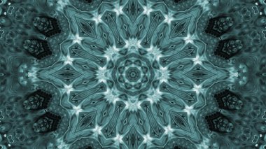 Soyut boya fırça mürekkep patlayabilir formanın düzgün kavramı simetrik desen süs dekoratif Kaleidoscope hareketi geometrik daire ve yıldız şekli