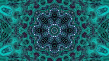 Soyut boya fırça mürekkep patlayabilir formanın düzgün kavramı simetrik desen süs dekoratif Kaleidoscope hareketi geometrik daire ve yıldız şekli