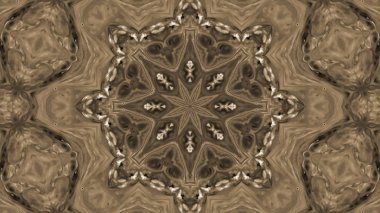 Soyut boya fırça mürekkep patlayabilir formanın düzgün kavramı simetrik desen süs dekoratif Kaleidoscope hareketi geometrik daire ve yıldız şekli