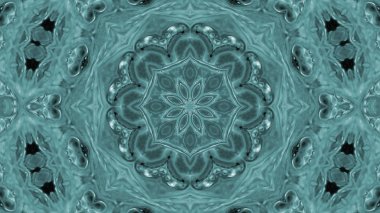 Soyut boya fırça mürekkep patlayabilir formanın düzgün kavramı simetrik desen süs dekoratif Kaleidoscope hareketi geometrik daire ve yıldız şekli