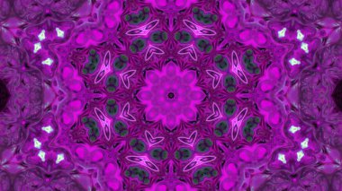 Soyut boya fırça mürekkep patlayabilir formanın düzgün kavramı simetrik desen süs dekoratif Kaleidoscope hareketi geometrik daire ve yıldız şekli