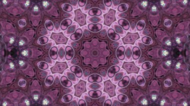 Soyut boya fırça mürekkep patlayabilir formanın düzgün kavramı simetrik desen süs dekoratif Kaleidoscope hareketi geometrik daire ve yıldız şekli