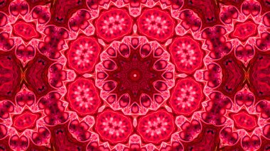 Soyut boya fırça mürekkep patlayabilir formanın düzgün kavramı simetrik desen süs dekoratif Kaleidoscope hareketi geometrik daire ve yıldız şekli