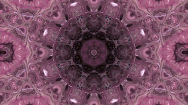 Soyut boya fırça mürekkep patlayabilir formanın düzgün kavramı simetrik desen süs dekoratif Kaleidoscope hareketi geometrik daire ve yıldız şekli