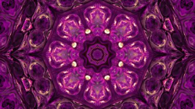 Soyut boya fırça mürekkep patlayabilir formanın düzgün kavramı simetrik desen süs dekoratif Kaleidoscope hareketi geometrik daire ve yıldız şekli