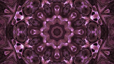 Soyut boya fırça mürekkep patlayabilir formanın düzgün kavramı simetrik desen süs dekoratif Kaleidoscope hareketi geometrik daire ve yıldız şekli