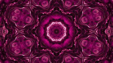 Soyut boya fırça mürekkep patlayabilir formanın düzgün kavramı simetrik desen süs dekoratif Kaleidoscope hareketi geometrik daire ve yıldız şekli