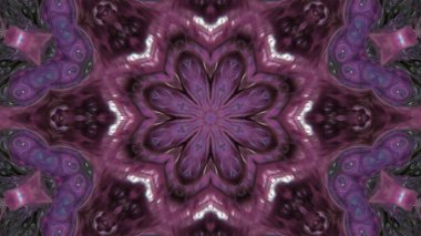 Soyut boya fırça mürekkep patlayabilir formanın düzgün kavramı simetrik desen süs dekoratif Kaleidoscope hareketi geometrik daire ve yıldız şekli