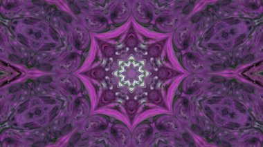 Soyut boya fırça mürekkep patlayabilir formanın düzgün kavramı simetrik desen süs dekoratif Kaleidoscope hareketi geometrik daire ve yıldız şekli