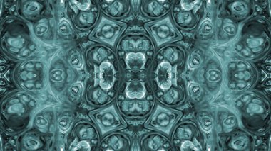 Soyut boya fırça mürekkep patlayabilir formanın düzgün kavramı simetrik desen süs dekoratif Kaleidoscope hareketi geometrik daire ve yıldız şekli