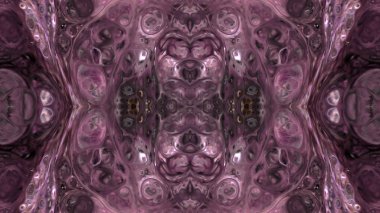 Soyut boya fırça mürekkep patlayabilir formanın düzgün kavramı simetrik desen süs dekoratif Kaleidoscope hareketi geometrik daire ve yıldız şekli