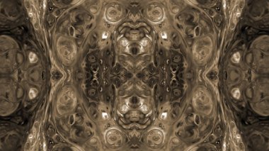 Soyut boya fırça mürekkep patlayabilir formanın düzgün kavramı simetrik desen süs dekoratif Kaleidoscope hareketi geometrik daire ve yıldız şekli