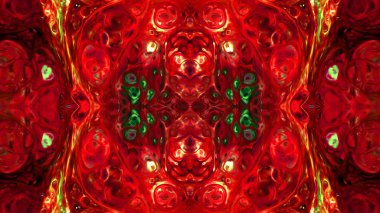 Soyut boya fırça mürekkep patlayabilir formanın düzgün kavramı simetrik desen süs dekoratif Kaleidoscope hareketi geometrik daire ve yıldız şekli