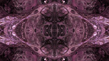 Soyut boya fırça mürekkep patlayabilir formanın düzgün kavramı simetrik desen süs dekoratif Kaleidoscope hareketi geometrik daire ve yıldız şekli