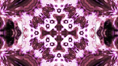 Soyut boya fırça mürekkep patlayabilir formanın düzgün kavramı simetrik desen süs dekoratif Kaleidoscope hareketi geometrik daire ve yıldız şekli