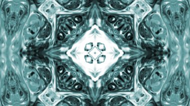 Soyut boya fırça mürekkep patlayabilir formanın düzgün kavramı simetrik desen süs dekoratif Kaleidoscope hareketi geometrik daire ve yıldız şekli