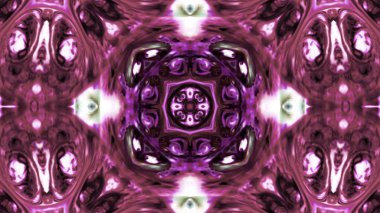 Soyut boya fırça mürekkep patlayabilir formanın düzgün kavramı simetrik desen süs dekoratif Kaleidoscope hareketi geometrik daire ve yıldız şekli