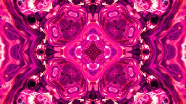 Soyut boya fırça mürekkep patlayabilir formanın düzgün kavramı simetrik desen süs dekoratif Kaleidoscope hareketi geometrik daire ve yıldız şekli