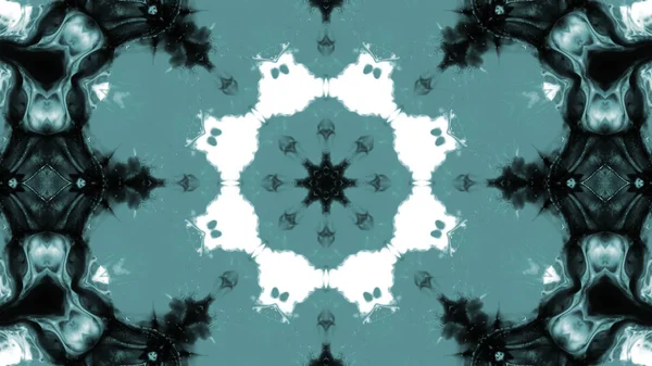 Soyut boya fırça mürekkep patlayabilir formanın düzgün kavramı simetrik desen süs dekoratif Kaleidoscope hareketi geometrik daire ve yıldız şekli