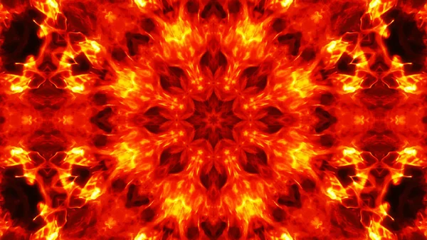 Soyut boya fırça mürekkep patlayabilir formanın düzgün kavramı simetrik desen süs dekoratif Kaleidoscope hareketi geometrik daire ve yıldız şekli