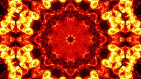 Soyut boya fırça mürekkep patlayabilir formanın düzgün kavramı simetrik desen süs dekoratif Kaleidoscope hareketi geometrik daire ve yıldız şekli