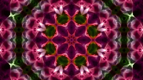 Soyut boya fırça mürekkep patlayabilir formanın düzgün kavramı simetrik desen süs dekoratif Kaleidoscope hareketi geometrik daire ve yıldız şekli