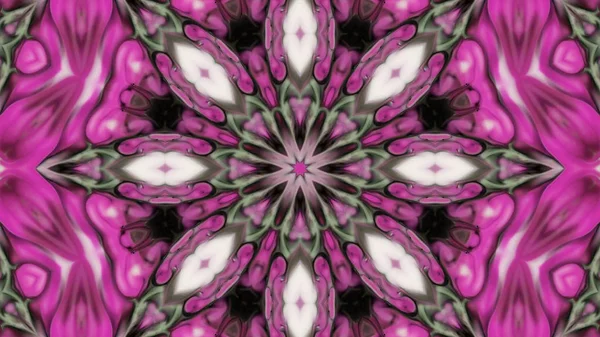 Soyut boya fırça mürekkep patlayabilir formanın düzgün kavramı simetrik desen süs dekoratif Kaleidoscope hareketi geometrik daire ve yıldız şekli