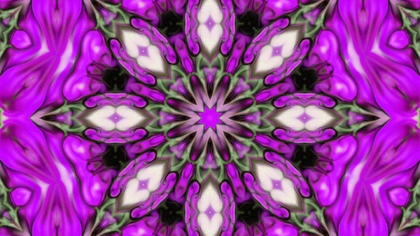 Soyut boya fırça mürekkep patlayabilir formanın düzgün kavramı simetrik desen süs dekoratif Kaleidoscope hareketi geometrik daire ve yıldız şekli