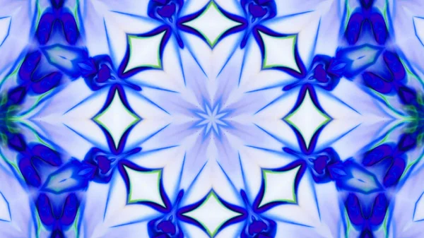 Soyut boya fırça mürekkep patlayabilir formanın düzgün kavramı simetrik desen süs dekoratif Kaleidoscope hareketi geometrik daire ve yıldız şekli