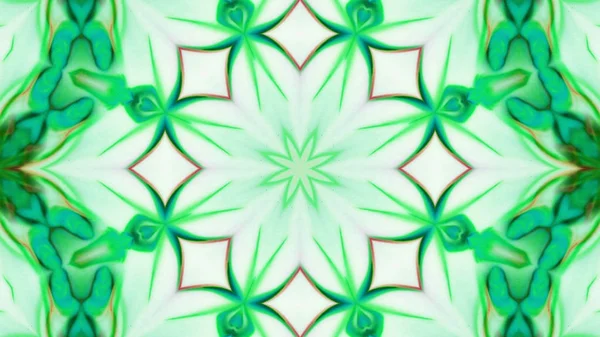 Soyut boya fırça mürekkep patlayabilir formanın düzgün kavramı simetrik desen süs dekoratif Kaleidoscope hareketi geometrik daire ve yıldız şekli