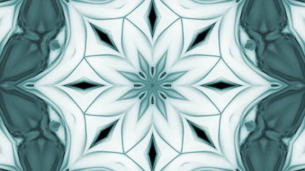 Soyut boya fırça mürekkep patlayabilir formanın düzgün kavramı simetrik desen süs dekoratif Kaleidoscope hareketi geometrik daire ve yıldız şekli