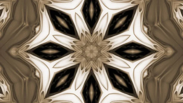 Soyut boya fırça mürekkep patlayabilir formanın düzgün kavramı simetrik desen süs dekoratif Kaleidoscope hareketi geometrik daire ve yıldız şekli