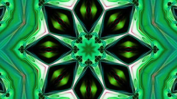 Soyut boya fırça mürekkep patlayabilir formanın düzgün kavramı simetrik desen süs dekoratif Kaleidoscope hareketi geometrik daire ve yıldız şekli