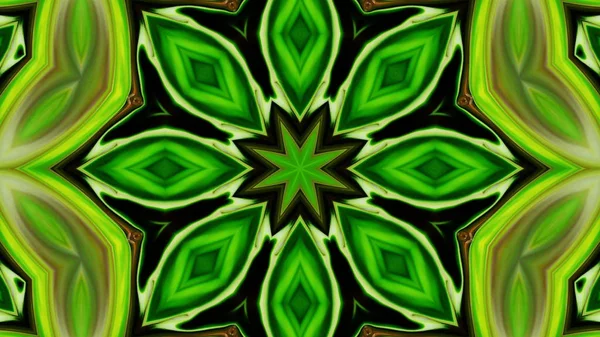 Soyut boya fırça mürekkep patlayabilir formanın düzgün kavramı simetrik desen süs dekoratif Kaleidoscope hareketi geometrik daire ve yıldız şekli