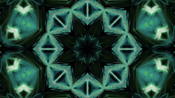 Soyut boya fırça mürekkep patlayabilir formanın düzgün kavramı simetrik desen süs dekoratif Kaleidoscope hareketi geometrik daire ve yıldız şekli