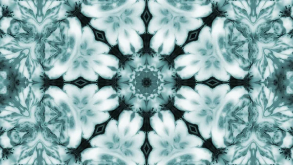 Soyut boya fırça mürekkep patlayabilir formanın düzgün kavramı simetrik desen süs dekoratif Kaleidoscope hareketi geometrik daire ve yıldız şekli