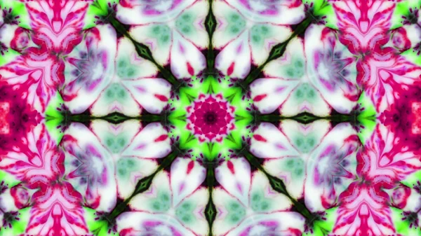 Soyut boya fırça mürekkep patlayabilir formanın düzgün kavramı simetrik desen süs dekoratif Kaleidoscope hareketi geometrik daire ve yıldız şekli