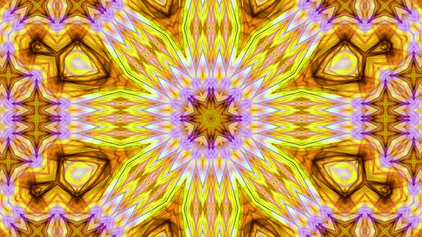 Soyut boya fırça mürekkep patlayabilir formanın düzgün kavramı simetrik desen süs dekoratif Kaleidoscope hareketi geometrik daire ve yıldız şekli