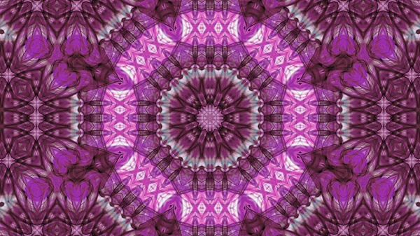 Soyut boya fırça mürekkep patlayabilir formanın düzgün kavramı simetrik desen süs dekoratif Kaleidoscope hareketi geometrik daire ve yıldız şekli