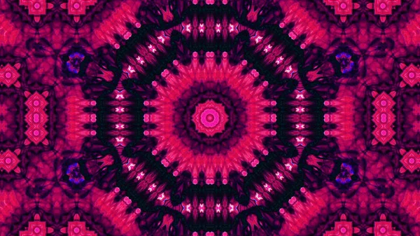 Soyut boya fırça mürekkep patlayabilir formanın düzgün kavramı simetrik desen süs dekoratif Kaleidoscope hareketi geometrik daire ve yıldız şekli