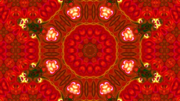 Soyut boya fırça mürekkep patlayabilir formanın düzgün kavramı simetrik desen süs dekoratif Kaleidoscope hareketi geometrik daire ve yıldız şekli