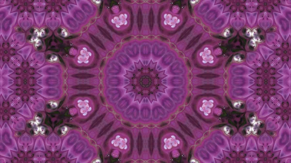 Soyut boya fırça mürekkep patlayabilir formanın düzgün kavramı simetrik desen süs dekoratif Kaleidoscope hareketi geometrik daire ve yıldız şekli