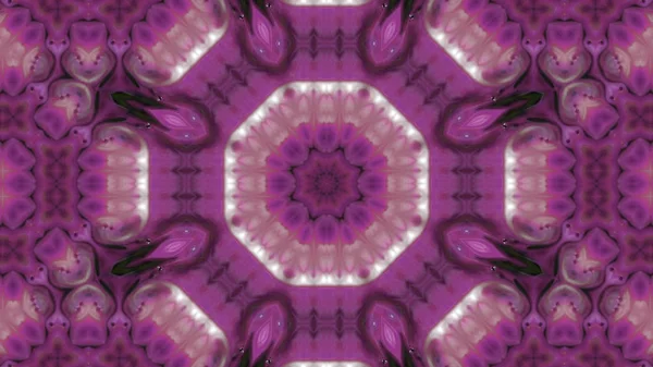 Soyut boya fırça mürekkep patlayabilir formanın düzgün kavramı simetrik desen süs dekoratif Kaleidoscope hareketi geometrik daire ve yıldız şekli